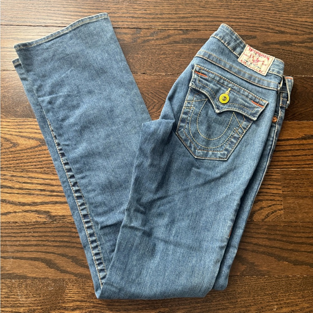 True Religion Blue Boot Cut Jeans Becky Style
